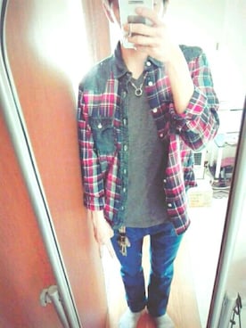 「Roen×semantic design（ロエン×セマンティックデザイン）のアイテム」を使った、たいきさん（メンズ・163cm）の秋コーディネート