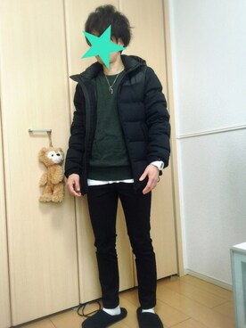 「PLST（プラステ）のアイテム（ダウンジャケット/コート）」を使った、u'さん（レディース・156cm）の春コーディネート