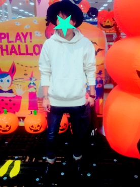 「プルオーバーパーカー」｜「アイテム（その他シューズ）」を使った、u'さん（レディース・156cm）の秋コーディネート