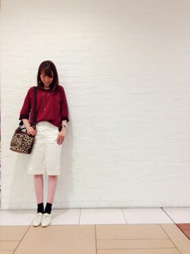 「KATHARINE ROSS（キャサリンロス）のアイテム（その他シューズ）」を使った、ciさん（レディース・157cm）の秋コーディネート