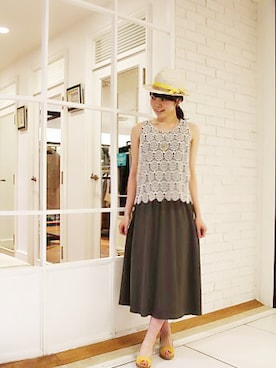 ciさん（レディース・157cm）の春コーディネート