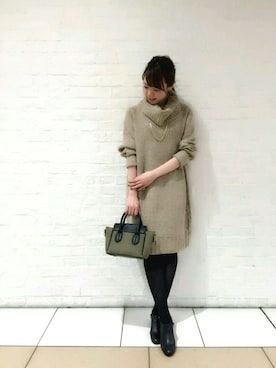 「KATHARINE ROSS（キャサリンロス）のアイテム（ブーティ）」を使った、ciさん（レディース・157cm）の秋コーディネート