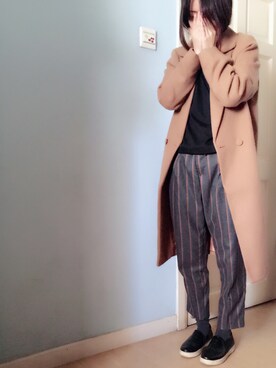 「STYLENANDA」｜SHANさん（レディース・158cm）の冬コーディネート