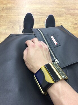 「MARNI（マルニ）のアイテム（アクセサリー）」を使った、Naoki Nisikawaさん（メンズ・172cm）の春コーディネート