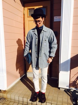 「黒ニット」｜yuuya  tateishiさん（メンズ・167cm）の冬コーディネート