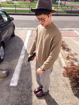 「ビンテージデニム」｜「アイテム（その他）」を使った、yuuya  tateishiさん（メンズ・167cm）の冬コーディネート