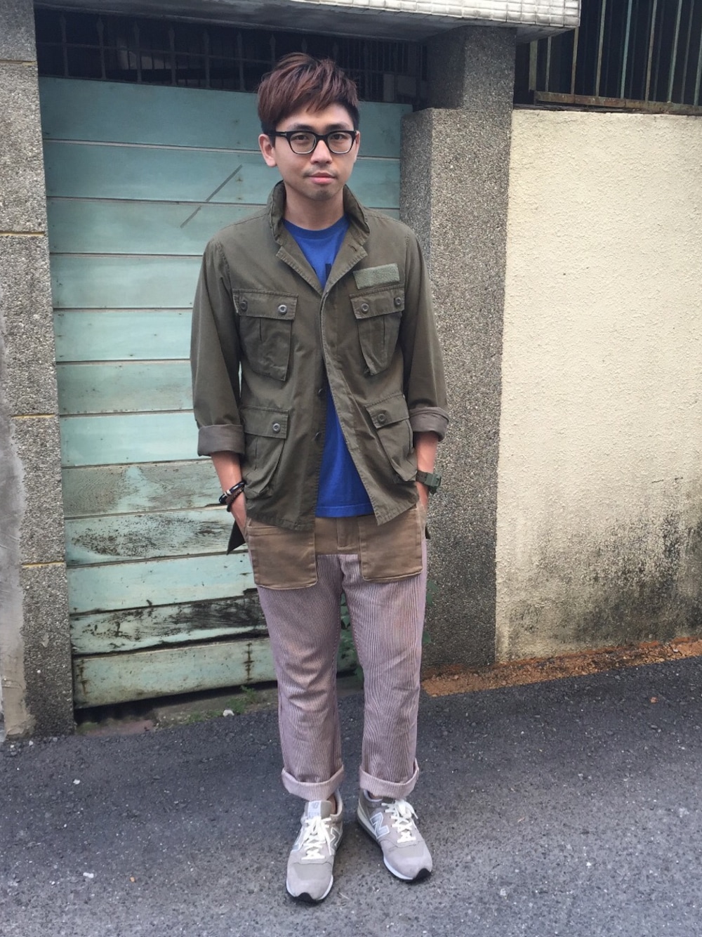 「SASQUATCHfabrix、MISCHIEF、New Balance、M996、G-SHOCK」｜「MISCHIEF（taiwan）の可拆卸拼接片裙工作褲（その他パンツ、その他）」を使った、AZHANGさん（メンズ・172cm）の冬コーディネートの1枚目の写真