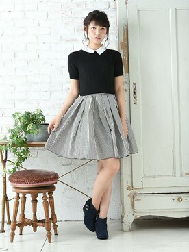 「Realta（レアルタ）のアイテム」を使った、Mafmof（マフモフ）さん（レディース・164cm）の秋コーディネート