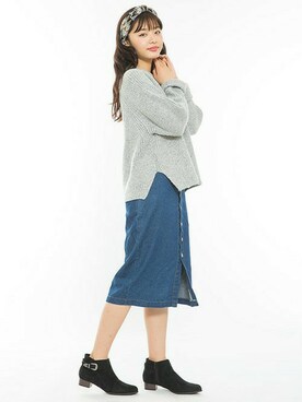 「Realta（レアルタ）のアイテム」を使った、Mafmof（マフモフ）さん（レディース・164cm）の秋コーディネート
