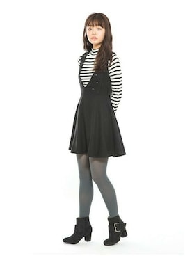 「Realta（レアルタ）のアイテム」を使った、Mafmof（マフモフ）さん（レディース・164cm）の冬コーディネート