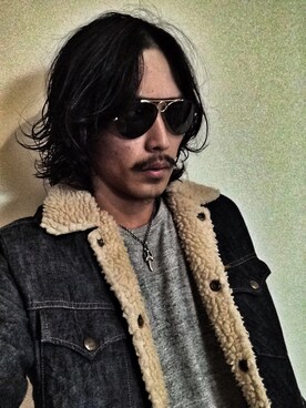 「COOTIE」｜「アイテム（デニムジャケット）」を使った、haryさん（メンズ・178cm）の秋コーディネート