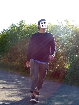 「GLOBAL WORK（グローバルワーク）のアイテム（Tシャツ/カットソー、その他）」を使った、kennさん（メンズ）の春コーディネート