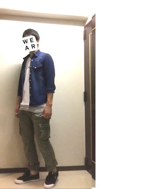 「THE DAY（ザデイ）のアイテム」を使った、kennさん（メンズ・173cm）の夏コーディネート