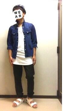 「THE DAY（ザデイ）のアイテム」を使った、kennさん（メンズ・173cm）の夏コーディネート