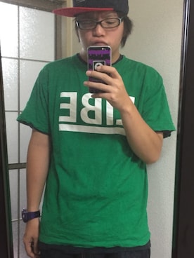 「LIBE BRAND UNIVS（ライブ・ブランド・ユニバース）のアイテム」を使った、ナジィさん（メンズ・176cm）の夏コーディネート