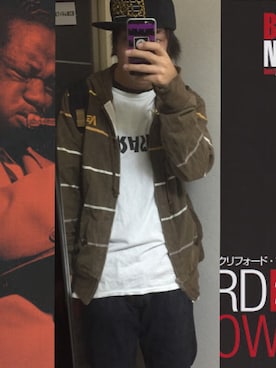 「ELEMENT（エレメント）のアイテム（バッグ）」を使った、ナジィさん（メンズ・176cm）の秋コーディネート