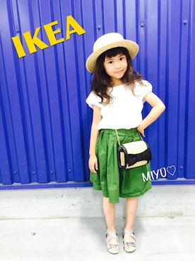 「MARKEY'S（マーキーズ）のアイテム」を使った、miyuさん（キッズ・110cm）の春コーディネート