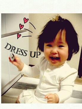 「おめかしコーデ」｜＊hanasora☆さん（キッズ・70cm）の春コーディネート