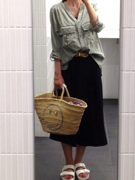 m-aさん（レディース・155cm）の夏コーディネート