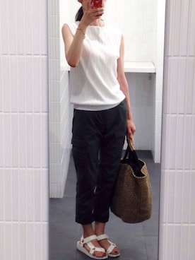 m-aさん（レディース・155cm）の夏コーディネート