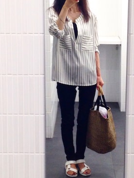 m-aさん（レディース・155cm）の夏コーディネート