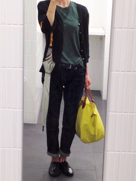 「BLOCH（ブロック）のアイテム」を使った、m-aさん（レディース・155cm）の秋コーディネート