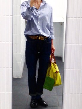 「BLOCH（ブロック）のアイテム」を使った、m-aさん（レディース・155cm）の秋コーディネート