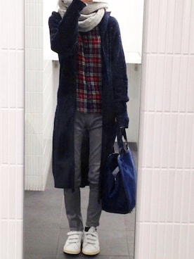 「TILA MARCH（ティラ マーチ）のアイテム」を使った、m-aさん（レディース・155cm）の秋コーディネート