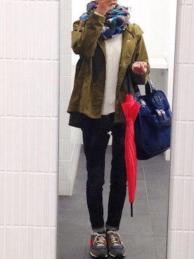 「TILA MARCH（ティラ マーチ）のアイテム」を使った、m-aさん（レディース・155cm）の秋コーディネート