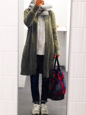 m-aさん(レディース・155cm)の冬コーディネート