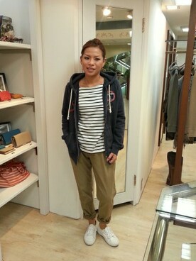 Akaneさん（レディース・155cm）の秋コーディネート