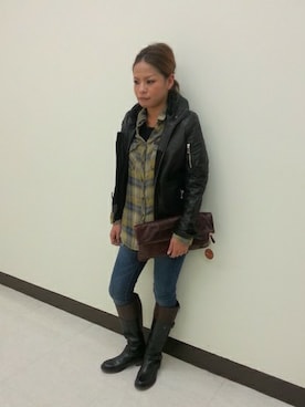 Akaneさん（レディース・155cm）の秋コーディネート