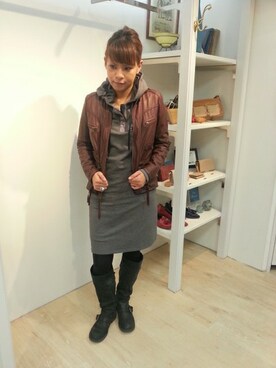 Akaneさん(レディース・155cm)の秋コーディネート