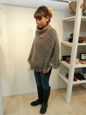 Akaneさん（レディース・155cm）の冬コーディネート