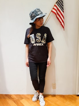 Akaneさん（レディース・155cm）の夏コーディネート