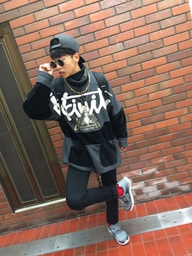 「ちくとも」｜けんけんさん（メンズ・170cm）の冬コーディネート