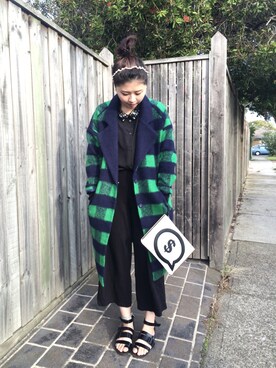 「Windsor Smith（-）のアイテム」を使った、Zanaさん（レディース・173cm）の春コーディネート