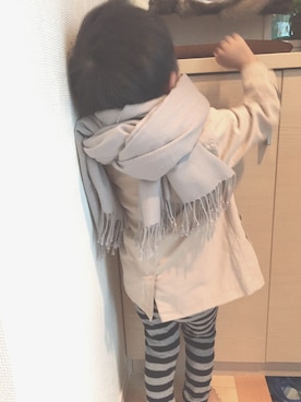 「RODE SKO（ロデスコ）のアイテム」を使った、k.maさん（キッズ・90cm）の秋コーディネート