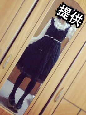 「BABY, THE STARS SHINE BRIGHT」｜「アイテム（ワンピース）」を使った、Evahanaaaaaさん（レディース・165cm）の春コーディネート
