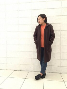 「Paraboot」｜「アイテム（その他アウター）」を使った、kawasakiさん（レディース・158cm）の秋コーディネート