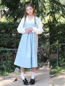 「ちびっこ」｜Mincoさん（レディース・161cm）の秋コーディネート