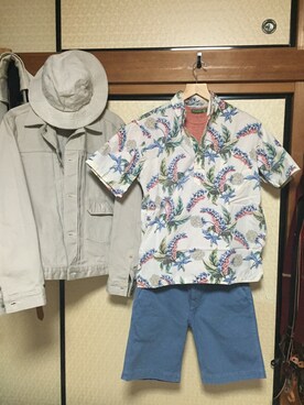 「alternative（オルタナティブ）のアイテム」を使った、Koji Shoさん（メンズ・165cm）の春コーディネート