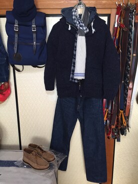 Koji Shoshiharaさんの（Canadian Sweater Company Ltd. | カナディアンセーター）を使ったコーディネート