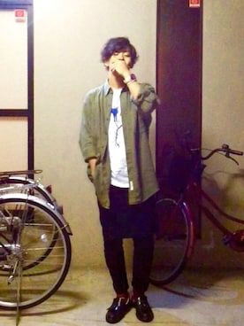 坂口@らんぼーさん（メンズ・172cm）の夏コーディネート