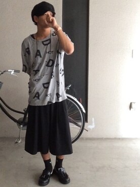 坂口@らんぼーさん（メンズ・172cm）の夏コーディネート