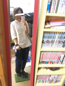 「くつした」｜「アイテム（アナログ腕時計）」を使った、aosukeさん（レディース・152cm）の秋コーディネート