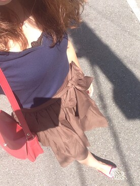 「Marc by Marc Jacobs（マークバイマークジェイコブス）のアイテム（アンクレット）」を使った、mizuki.kさん（レディース・163cm）の秋コーディネート
