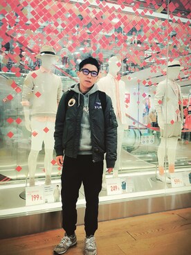 Dyeさん(メンズ・170cm)の冬コーディネート