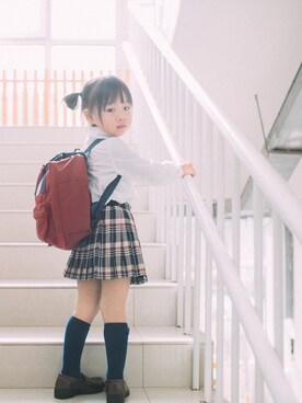「no brand（ノーブランド）のアイテム（その他シューズ）」を使った、c.Taoさん（キッズ・100cm）の秋コーディネート