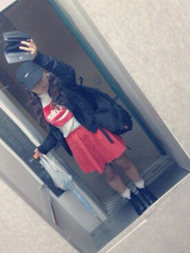 「JOYRICH」｜「アイテム（ブルゾン）」を使った、Hina Muranoさん（レディース・156cm）の秋コーディネート